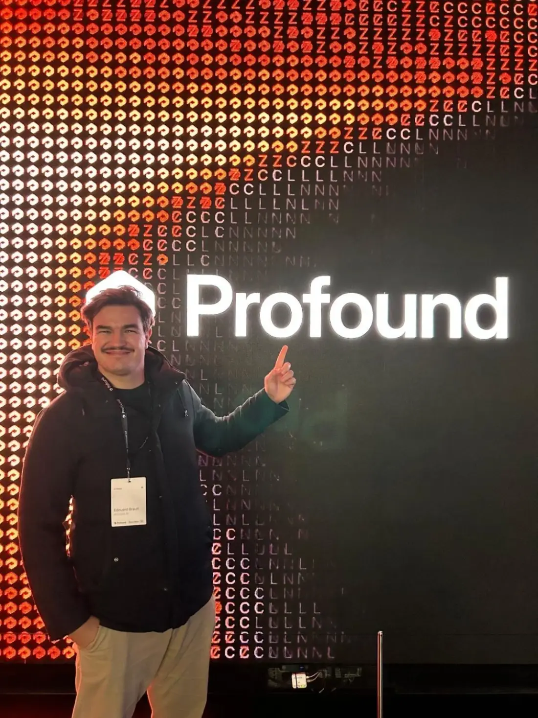 Édouard Brault, cofondateur d’Archipel, à la conférence Zero Click de Profound à Londres